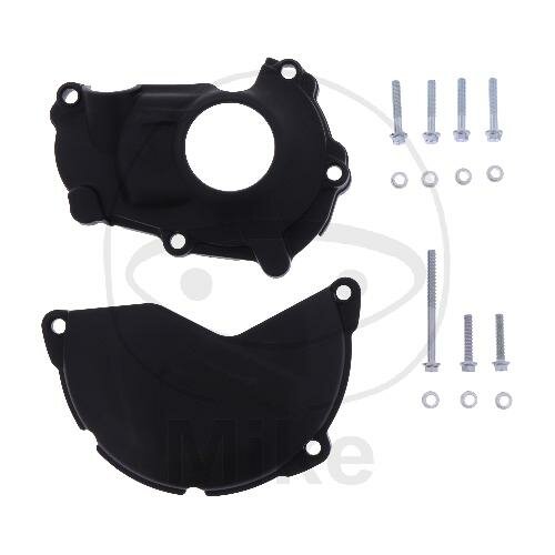 Embrayage Couvercle dallumage Kit de protection noir pour Yamaha YZ-F 450 # 18-20