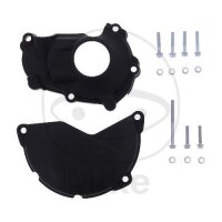 Clutch ignition cover protection set black for Yamaha...