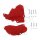 Clutch ignition cover protection set red for Honda CRF 250 R # 2013-2017