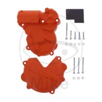 Clutch ignition cover protection set orange for KTM EXC...