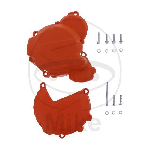 Set di protezione del coperchio della frizione arancione per KTM EXC 250 300