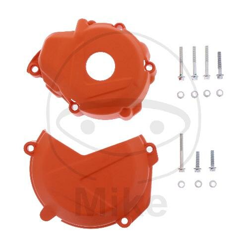 Juego de protección de la tapa del embrague naranja para Husqvarna FE KTM EXC-F 250 350