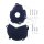 Embrayage Couvercle dallumage Kit de protection bleu pour Husqvarna FE 250 350 # 17-18