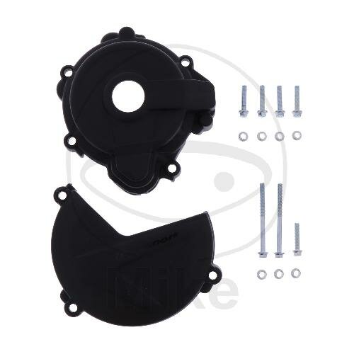 Embrayage Couvercle dallumage Kit de protection noir pour Sherco SE 250 300 14-20