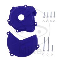 Clutch ignition cover protection set blue for Sherco SE...