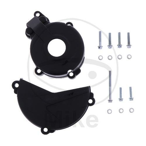 Clutch ignition cover protection set black for Sherco SEF 250 300 R # 2014-2020