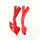 Set di protezione del telaio rosso per Beta RR 125 200 250 300 350 390 430 480 # 20-21