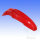 Mudguard front universal red Supermoto