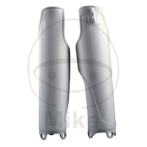 Kit de protection pour fourche blanc pour Honda CR 125 250 04-07 # CRF 250 450 04-18
