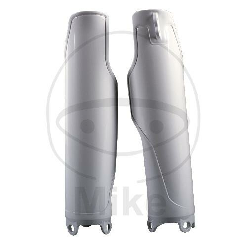 Fork protection set white for Honda CR 125 250 2004-2007 # CRF 250 450 2004-2018