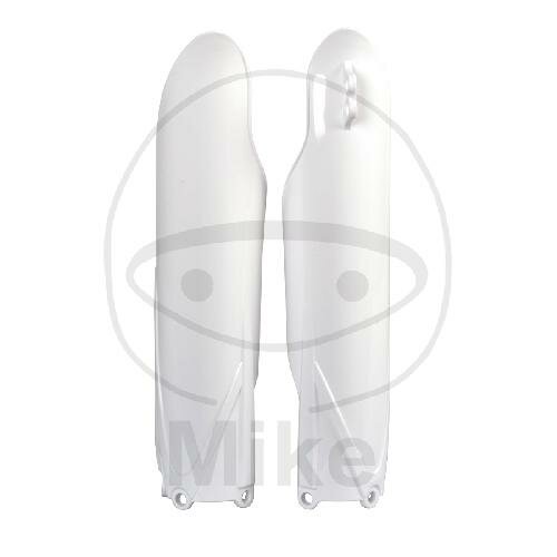Fork protection set white for Yamaha YZ 125 250 14-19 # YZ-F 250 450 10-19