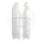 Kit de protection pour fourche blanc pour Yamaha YZ 125 250 14-19 # YZ-F 250 450 10-19