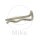 Split pin Sliding pin for Honda CB 500 FX 650 NX 650 SLR 650