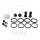 Kit de réparation des étriers de freins pour Honda CB 450 600 CBR 600 GL 1500 PC 800 ST 1100 XL 600 650 XRV 750