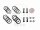 Brake caliper repair kit for Suzuki GSX 600 750 RG 250 500