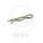 Split pin Sliding pin for Yamaha MT 125 YBR 125 YZF-R 125 YZF-R3 320
