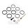 Brake caliper repair kit for Suzuki VL 1500 LC Intruder 98-04