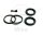 Brake caliper repair kit for Kawasaki Z 500 650 1000 1300 Z/ZG 1300 Z1R 1000
