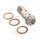 Banjo bolt double M10x1,00 stainless steel for Ducati 1098 1198 Suzuki GSF 600 1200 GSX 600 750 SV 650