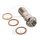Bullone Banjo doppio M10x1,25 titanio per Honda Kawasaki Suzuki Yamaha