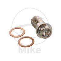 Banjo bolt single M10x1,25 Titan Racing para Ducati Honda...