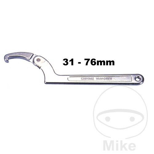 JMP hook wrench strut steering 31-76 mm with joint