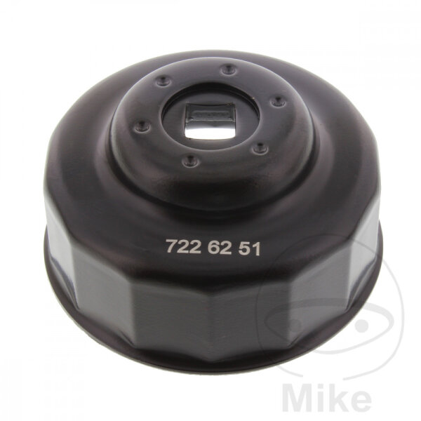 Key Oil filter wrench 65 mm 14 edges 3/8" internal square