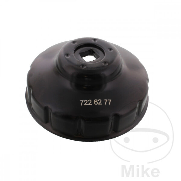 Key Oil filter wrench 76 mm 12 edges 1/2" internal square