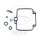 Carburettor repair kit for Suzuki DR 650 # 1990-1996