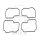 Float chamber seal for Honda CB-1 CBR 400 600 F # 1987-1990