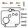 Carburetor repair kit for Suzuki DR 650 # 1996-2000
