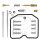 Carburetor repair kit for Kawasaki KLX 300 R # 1997-2003