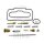 Carburetor repair kit for Honda CR 250 R # 2001