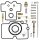 Carburetor repair kit ABR for Yamaha WR-F 426 # 2001-2002