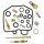 Carburettor repair kit for Honda CBX 1000 Pro Link # 1981-1983