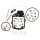 Carburettor repair kit for Honda GL 1000 K Goldwing # 1978