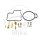 Carburettor repair kit for Honda GL 1500 SE Goldwing 1997