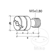 Gicleur principal taille 152.5 EBC M5