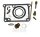 Kit de réparation des carburateurs pour Yamaha DT 125 E 1976-1979