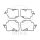 Float chamber seal for Suzuki AN 250 UE 125 UH 125 150 Burgman