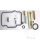 Kit di riparazione del carburatore (set completo) TMX per Suzuki RM 250 # 2001