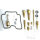 Kit di riparazione del carburatore (set completo) TMX per Yamaha YFM 250 # 2006-2009