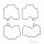 Float chamber gasket for Honda XL XR 600 # 1985-1992