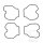 Float chamber gasket for Honda CBR SES SH 125 NES SH 150 # 2000-2007
