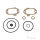 Carburettor gasket set Dellorto SHBC
