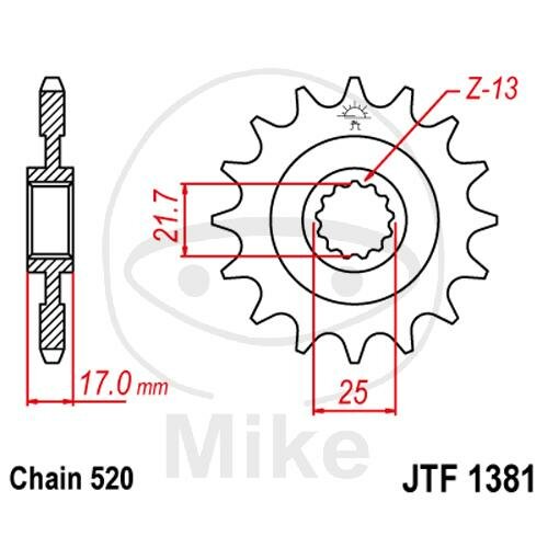Ritzel 15Z Teilung 630 Für Honda CBX 1000 - Frontsprocket