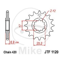Pignon 15 Dents Division 420 pour Aprilia MX 50 RS 50 RX...