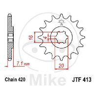 Ritzel 14 Zähne Teilung 420 für Suzuki RM 80 X...
