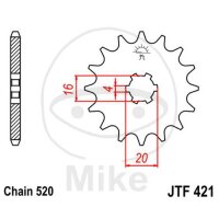 Pinion 11 Tooth Pitch 520 coarse toothed inner diameter...