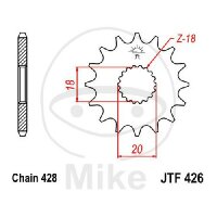 Pinion 13 Tooth Pitch 428 for Suzuki DR 125 S GN 125 GS...